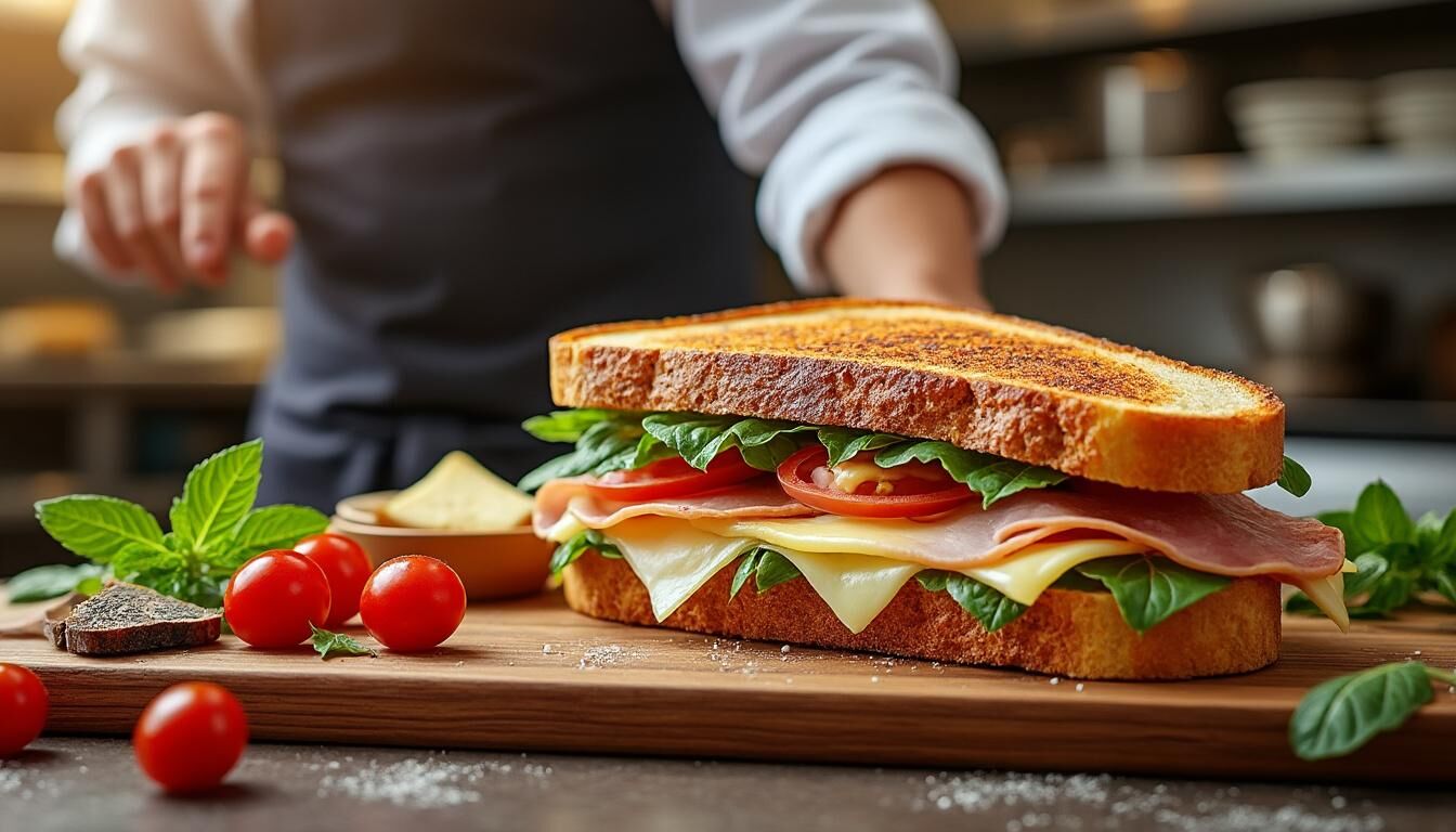 Croque monsieur gastronomique par un chef étoilé : la recette signature