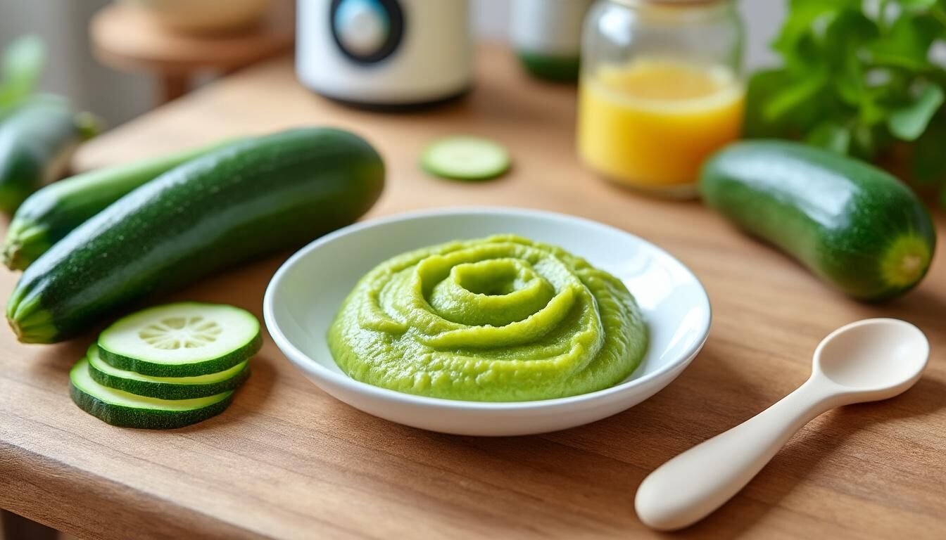 Purée courgette bébé : ma première recette dès 4-6 mois