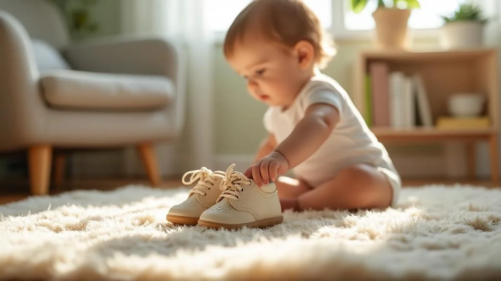 Chaussures souples bébé confortables et sécurisées pour accompagner les premiers pas en douceur