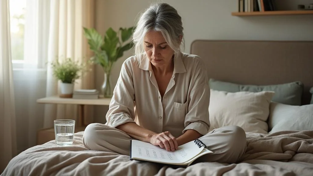 Femme mature réfléchissant au retard des règles causé par le stress selon âge et mode de vie